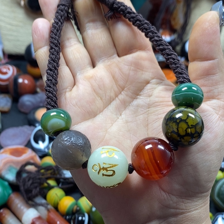 玛瑙/玉髓未镶嵌手链