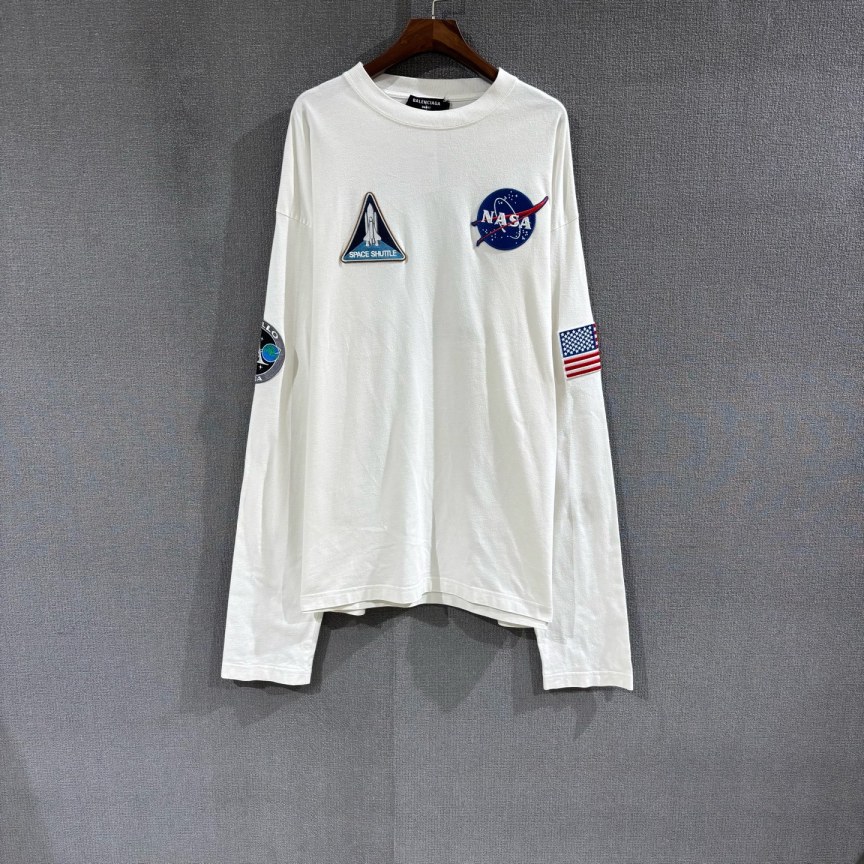 95新 Balenciaga/巴黎世家 （pm）NASA长袖 xs码/4528