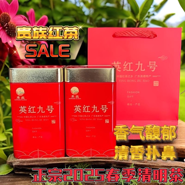 【春茶季】正宗英德红茶英红九号清明茶香气馥郁、清香扑鼻、茶园直销