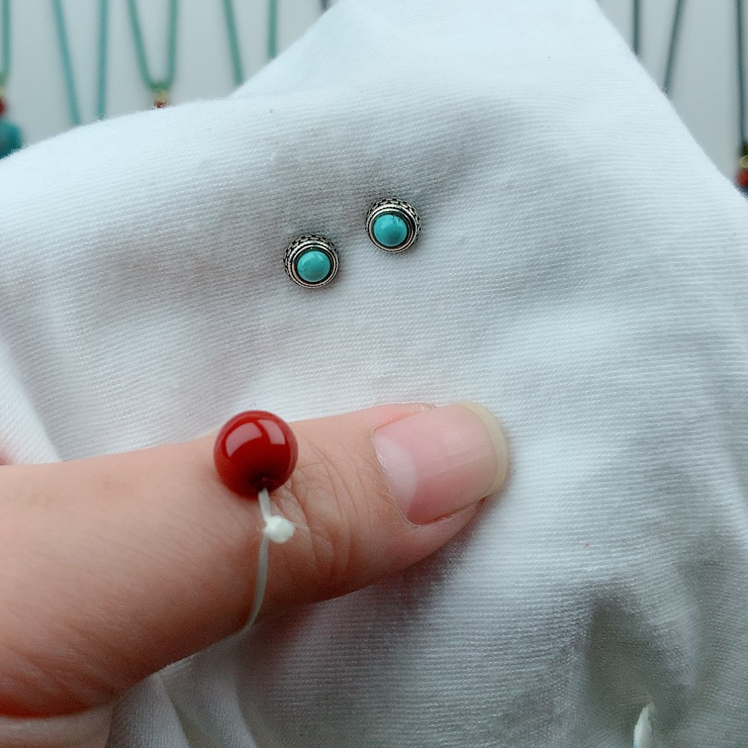 南红玛瑙银S925镶嵌珠宝奇石