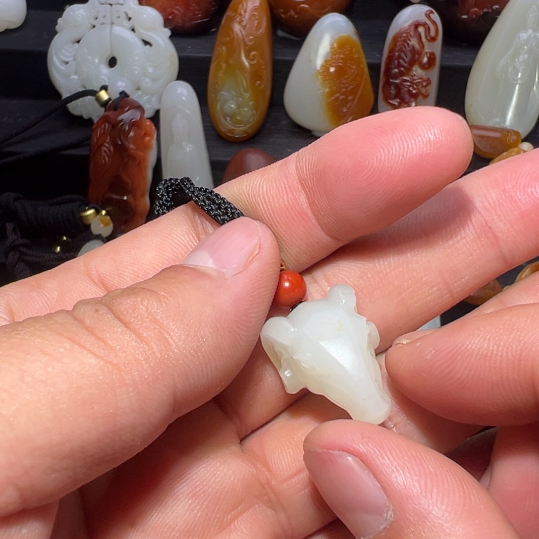 和田玉挂件未镶嵌阳*