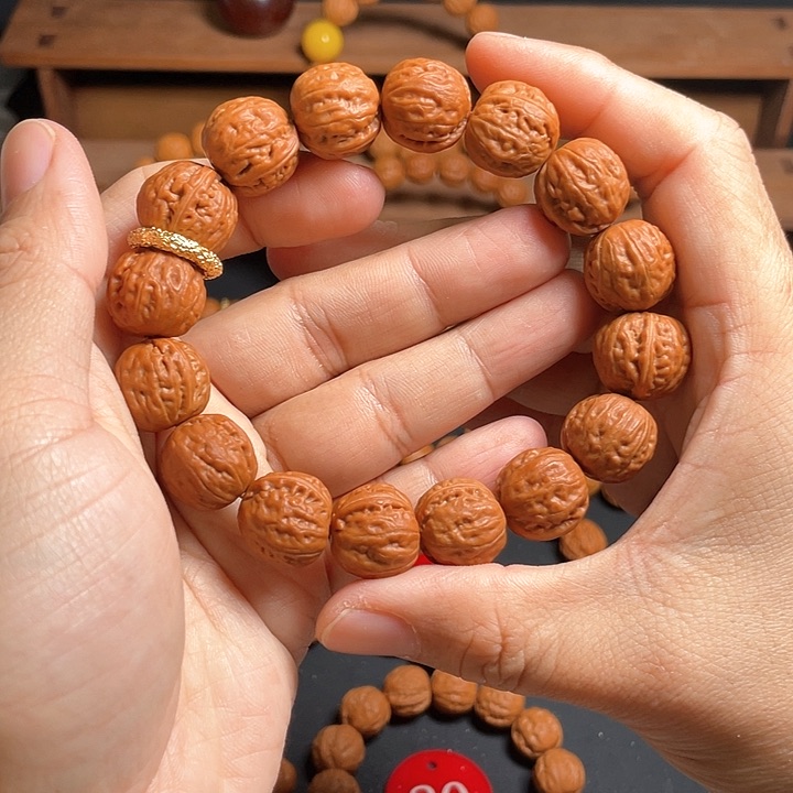 文玩核桃手串玉***宝