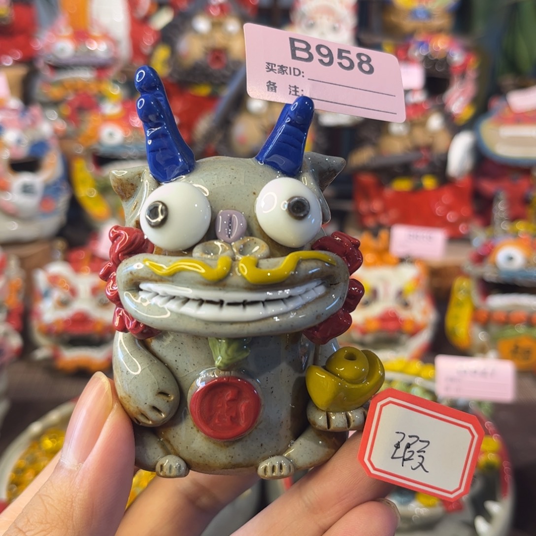 泥塑纯手工茶宠摆件
