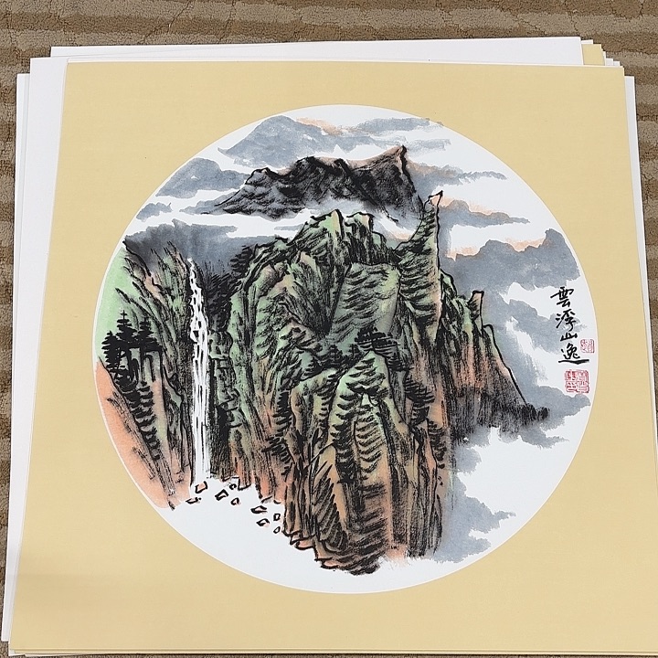 国画花鸟等多种鸟类的栖息50.50