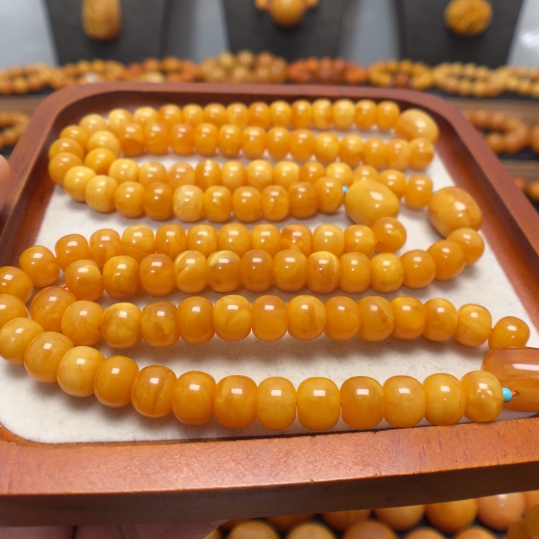 蜜蜡未镶嵌手串蜜蜡