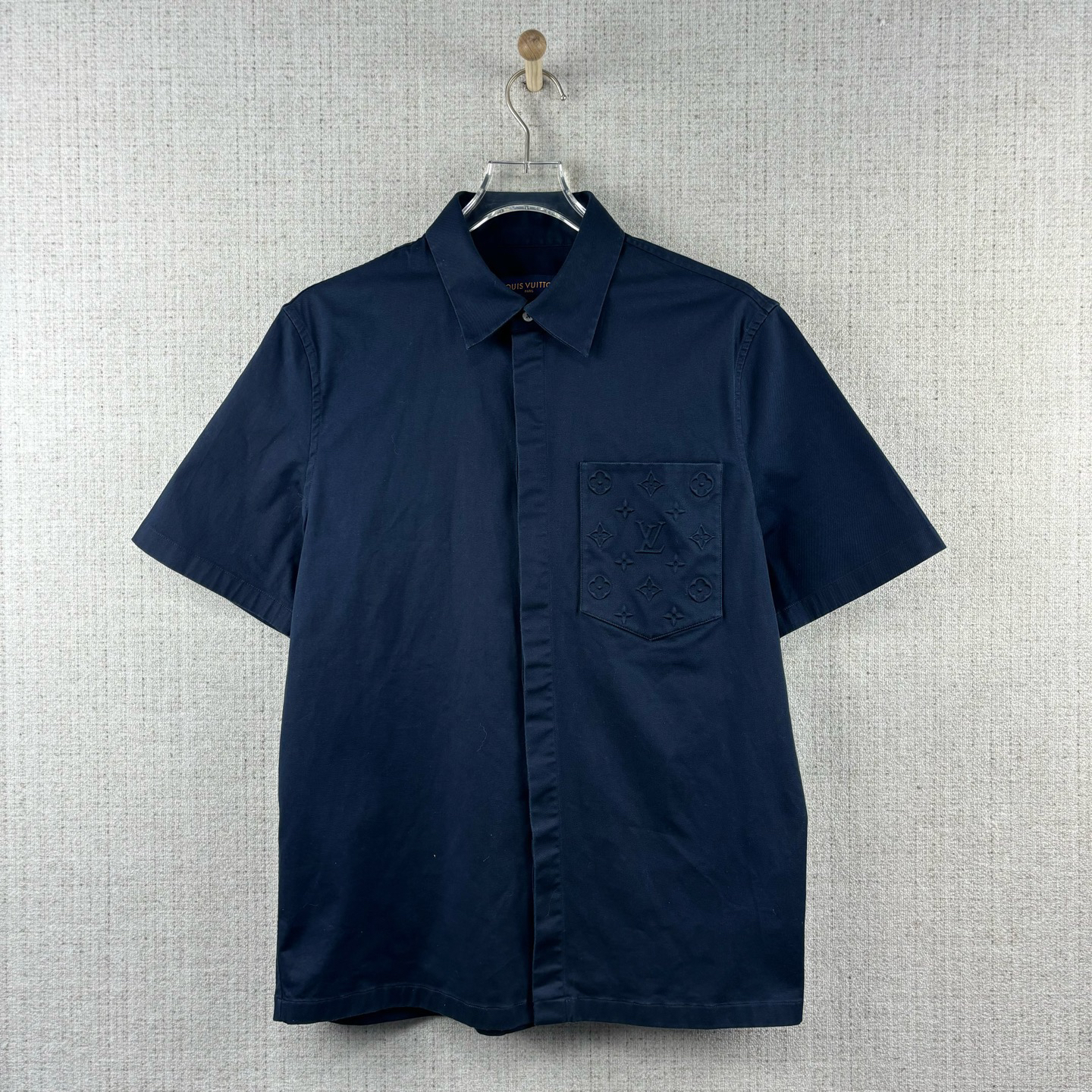 未使用 LouisVuitton/路易威登 FW25Logo短袖Polo衫/M码/编号9231