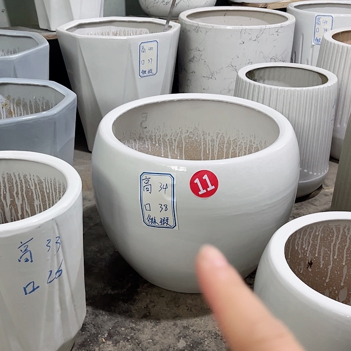 红陶陶瓷花盆默认微瑕