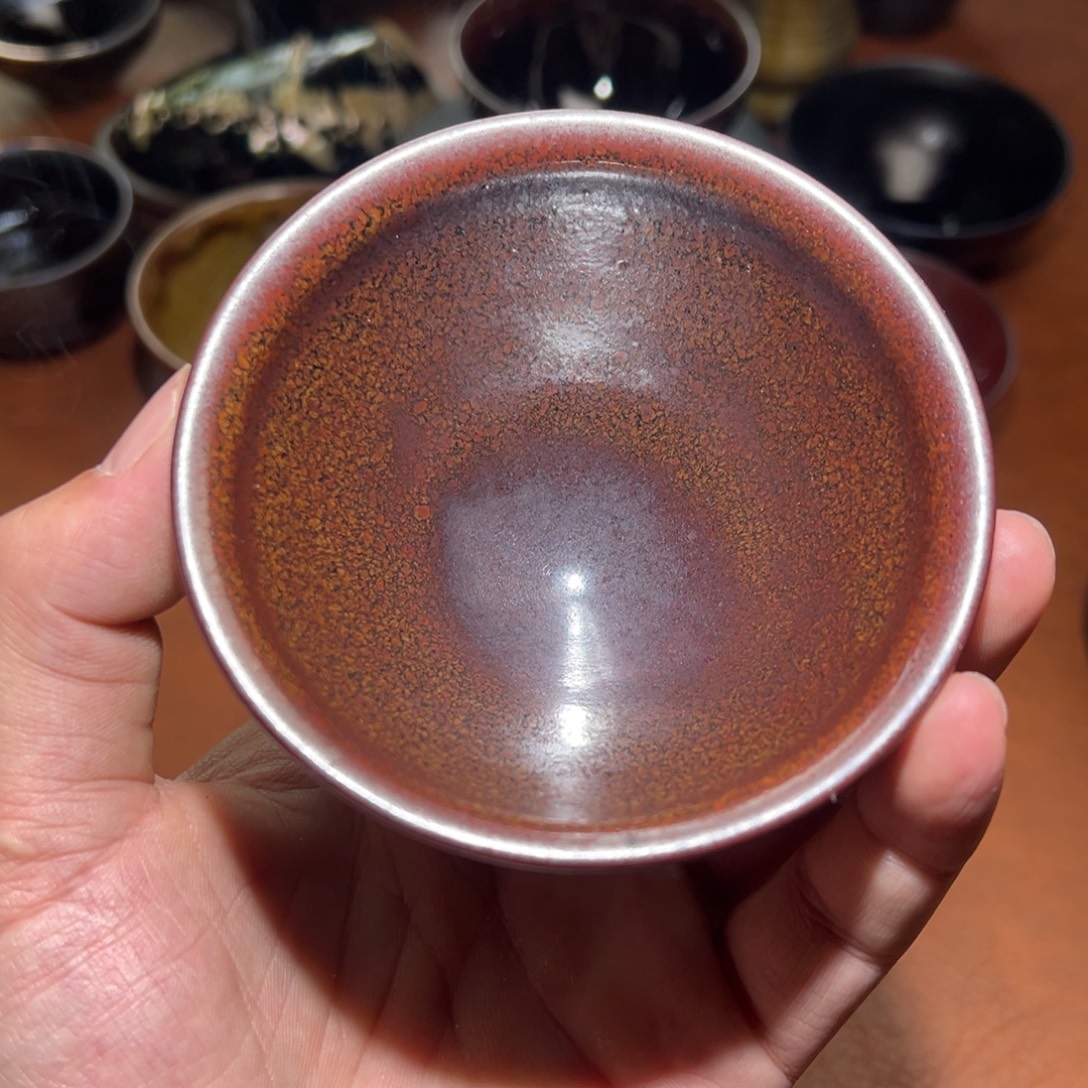 茶盏柴烧主人杯建窑建盏茶盏