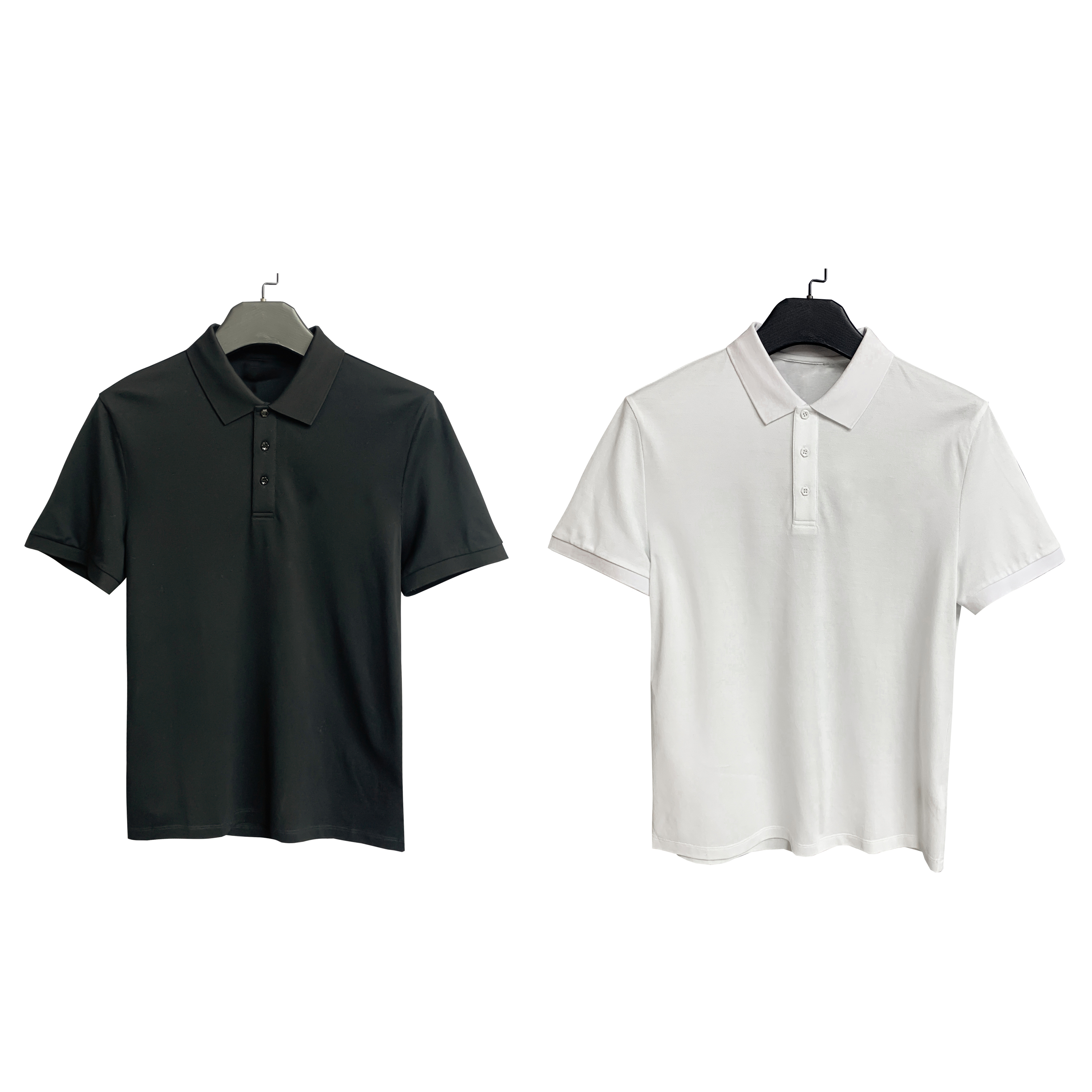 D-费高奢纯色净版丝光棉+莱赛尔翻领短袖POLO衫SS188