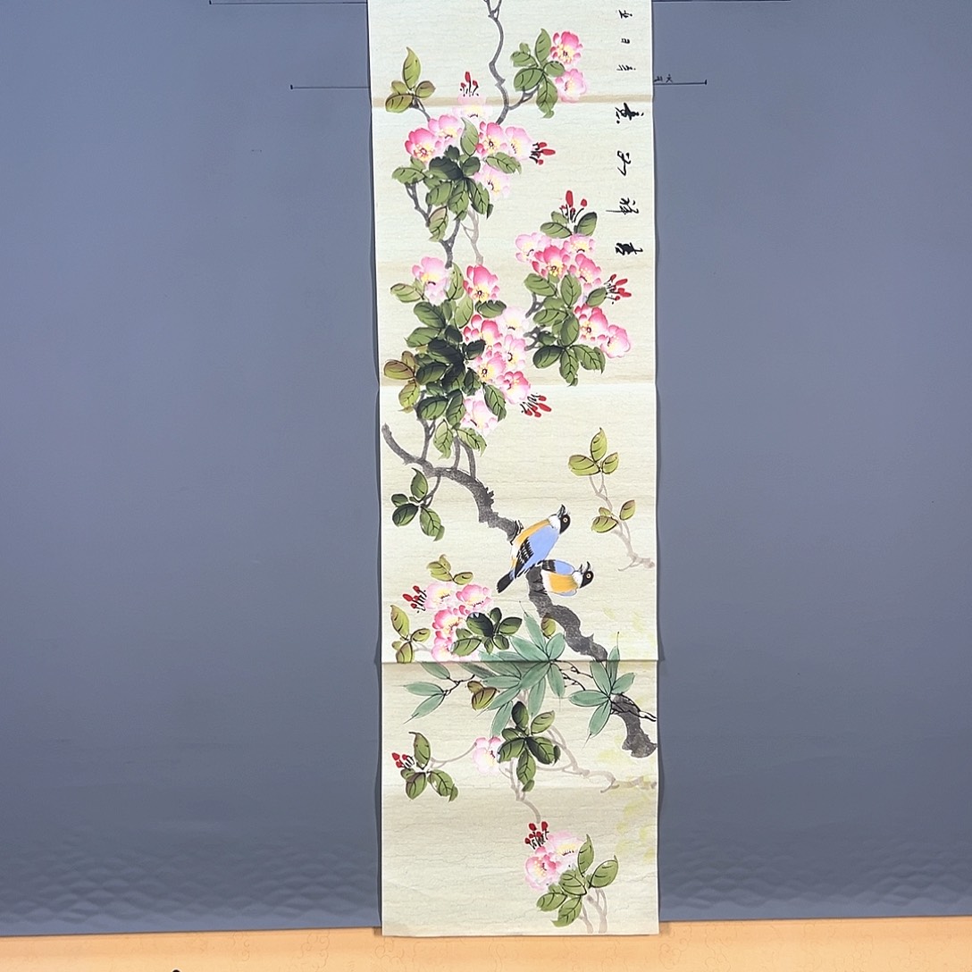 国画633 花鸟和蝴蝶都会出现