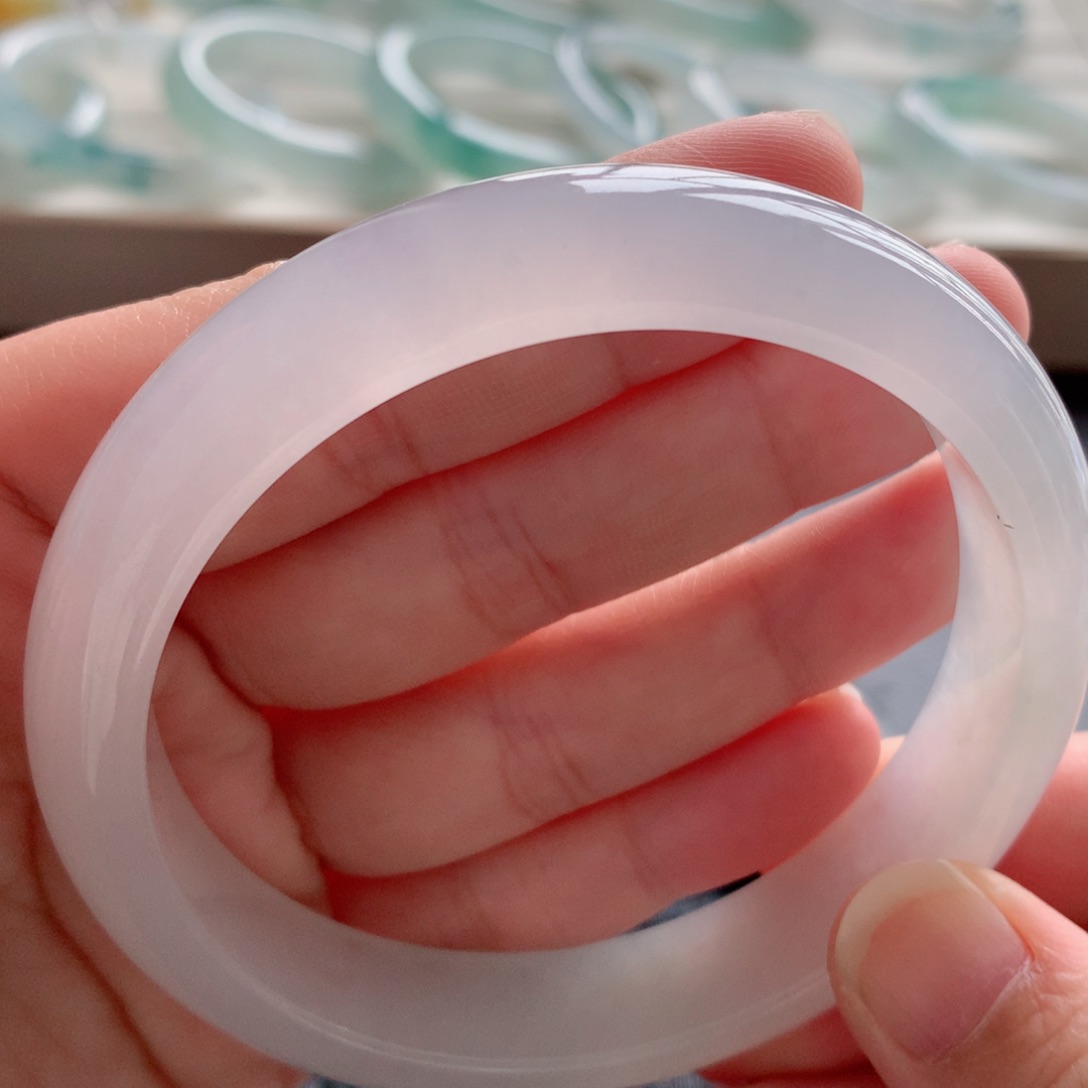 翡翠手镯未镶嵌10号-63.7