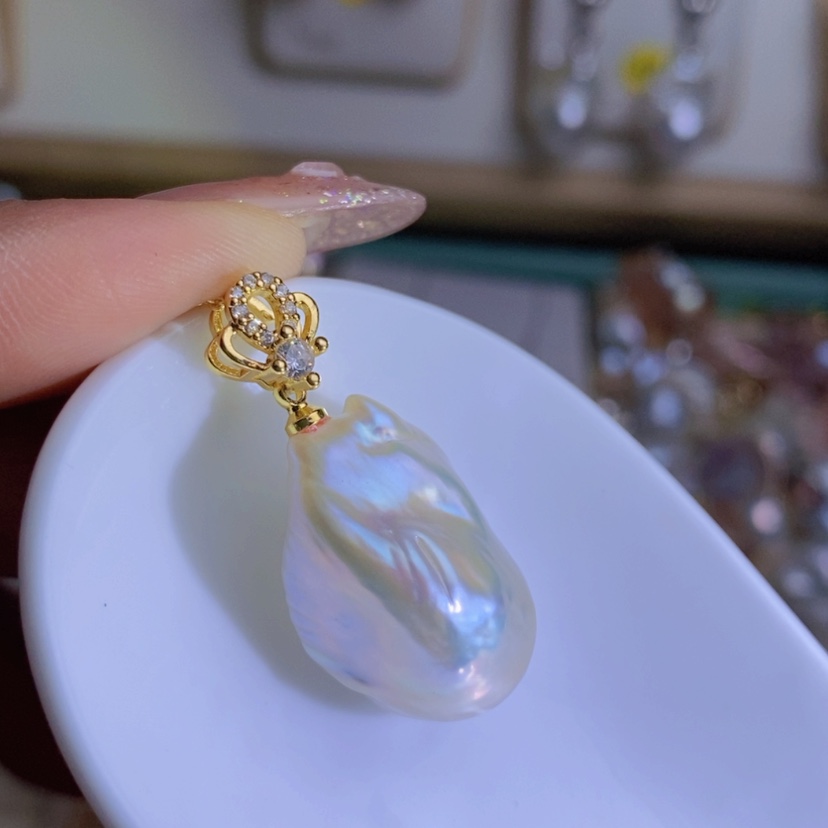【闪购商品】淡水珍珠天然淡水珍珠合金