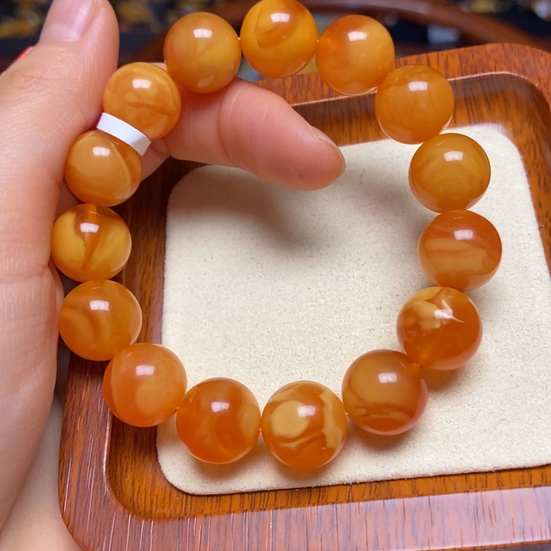 【闪购商品】蜜蜡手链未镶嵌手串