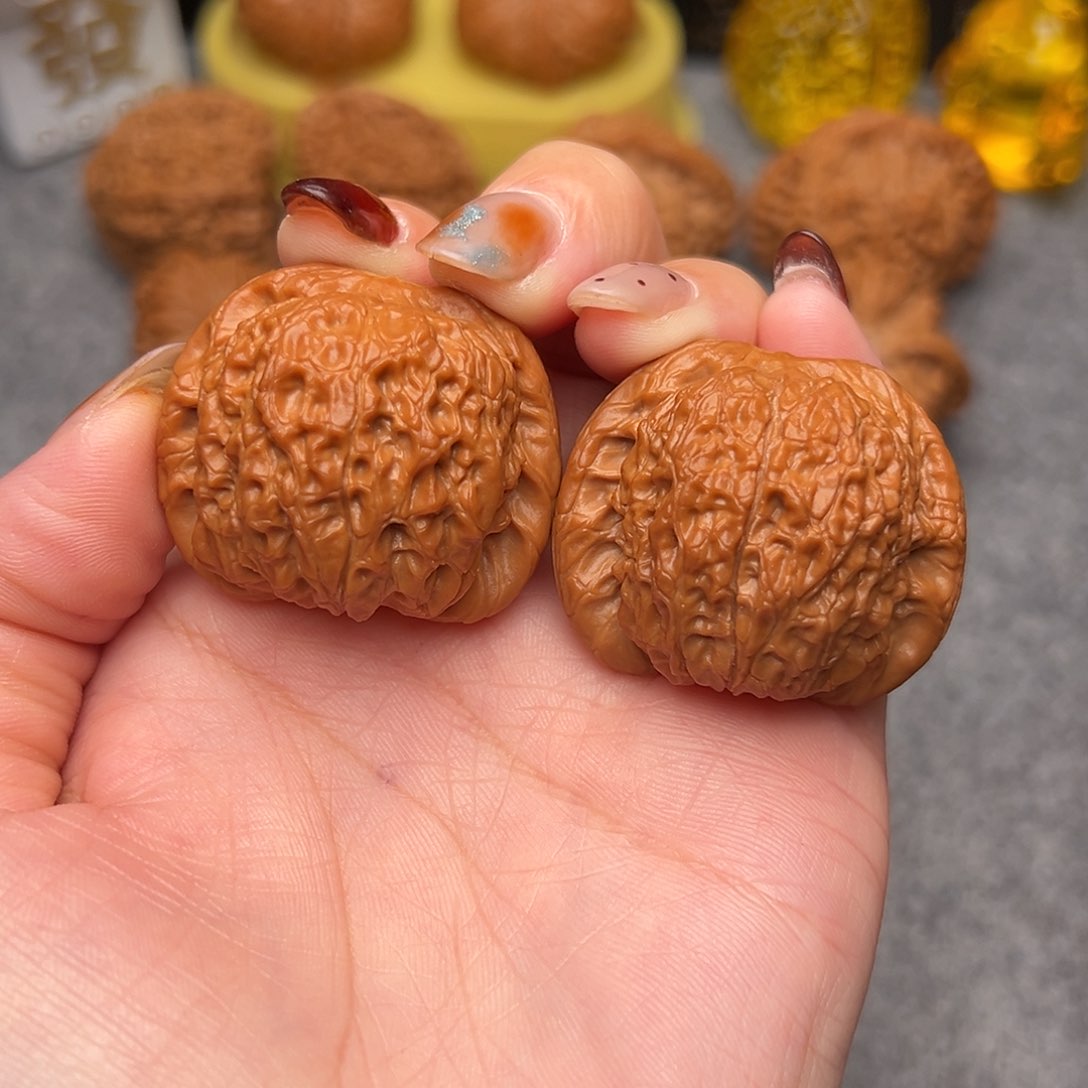 把件文玩核桃毕业精品精配血麒麟37.8全品绝配