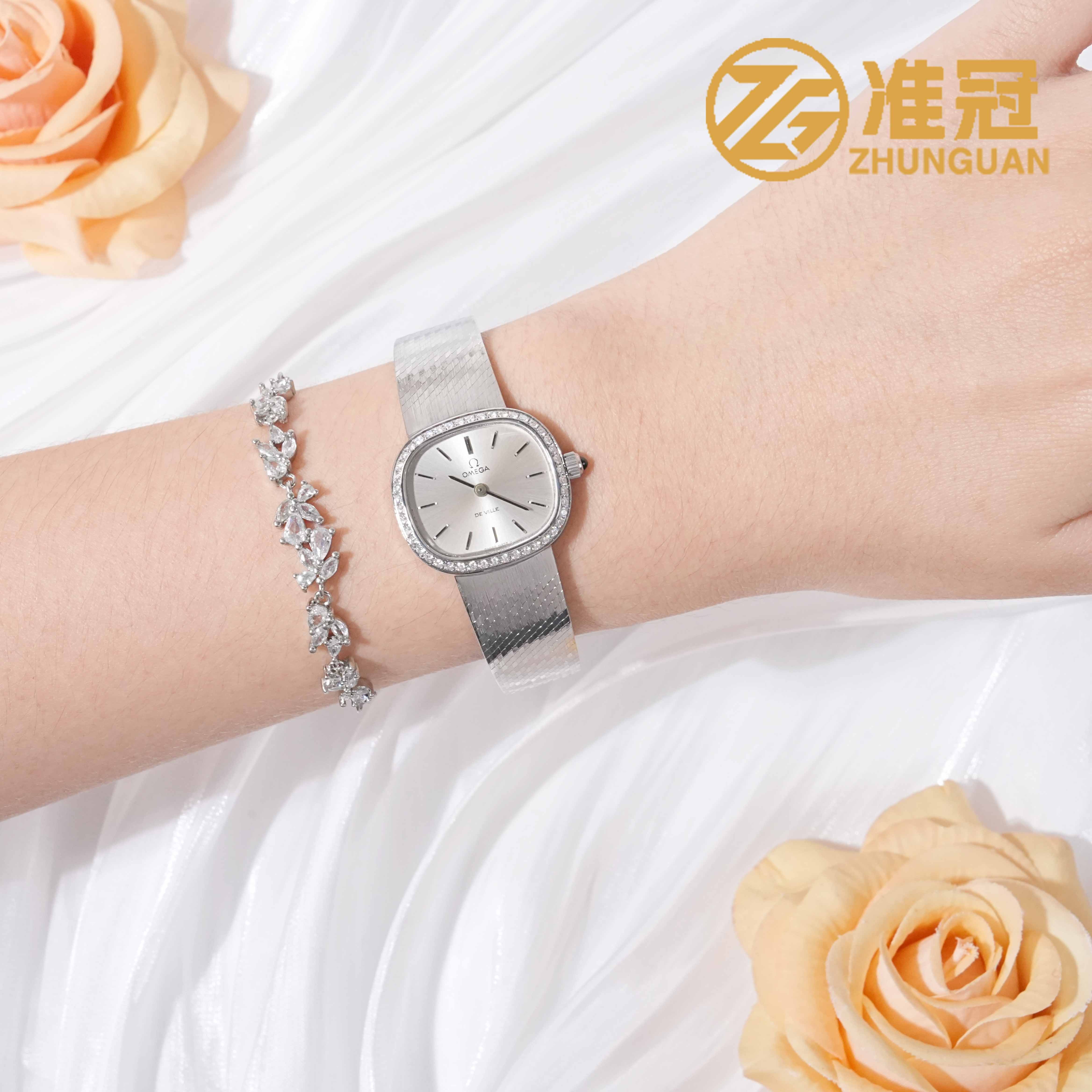 95新 Omega/欧米茄 26*22.5mm碟飞手动机械PD6413后钻瑞士名表