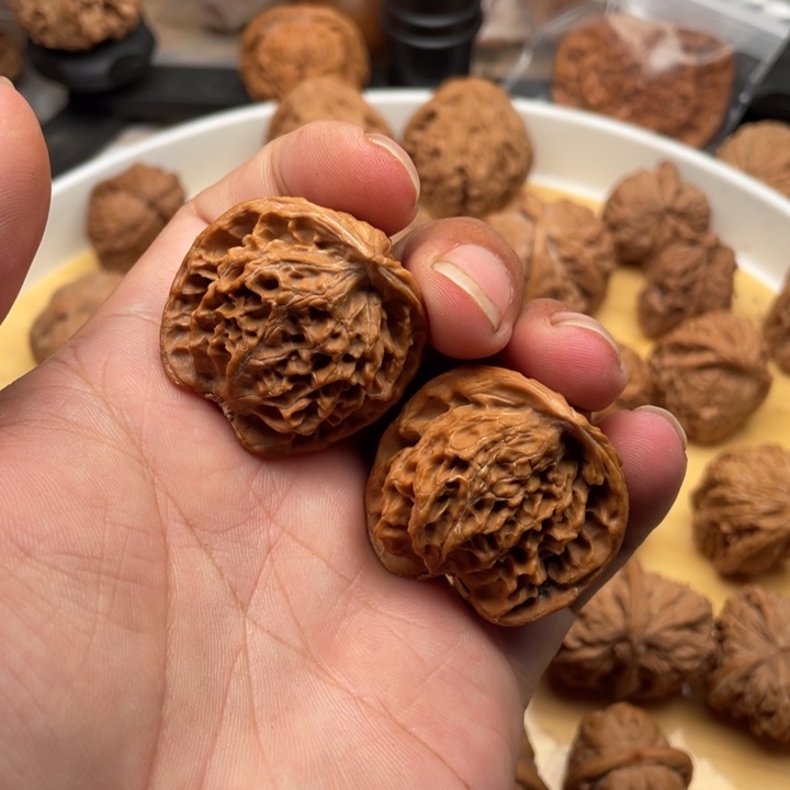 文玩核桃把件小*文玩核桃手把件