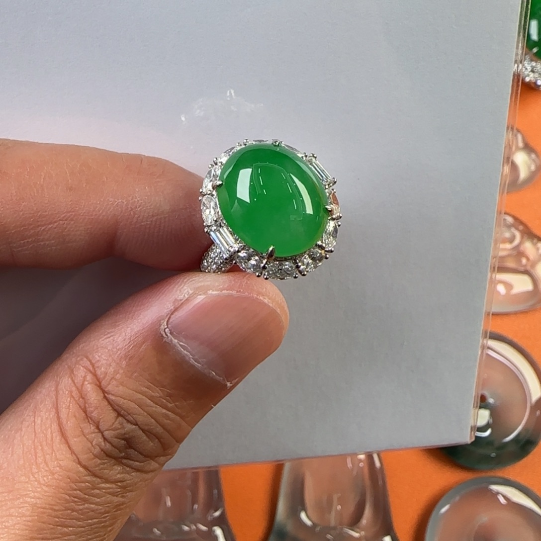 定制翡翠未镶嵌天然