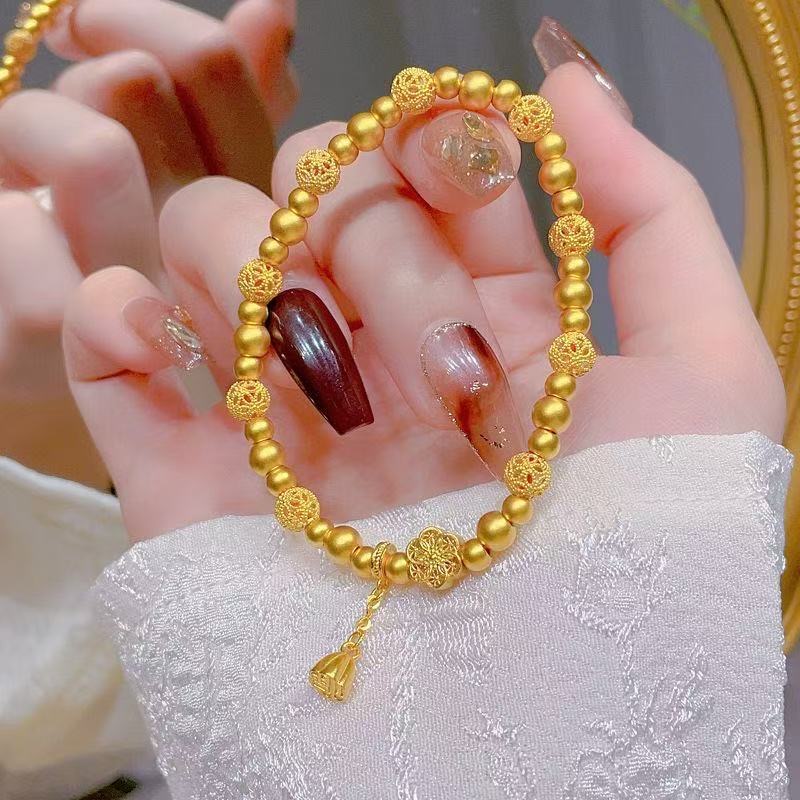 足银手链 六相花手链 百搭 热销款