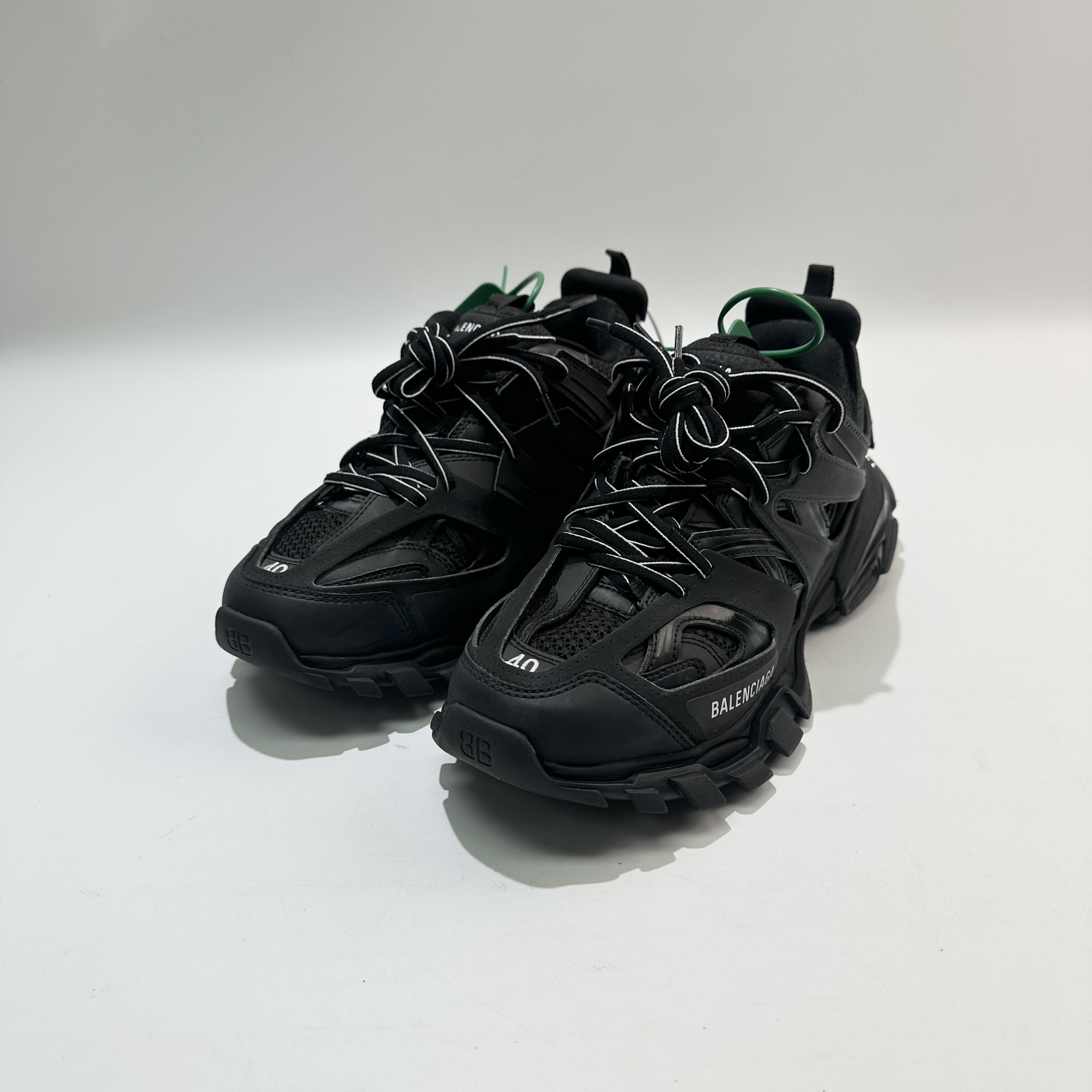 99新 Balenciaga/巴黎世家 40码 黑色Track1.0老爹鞋 SY0739
