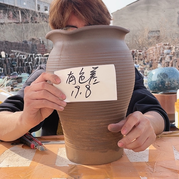 无铅玻璃宜兴紫砂花盆