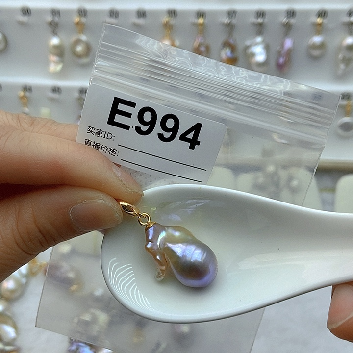 淡水珍珠颈饰银S925镶嵌