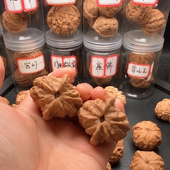文玩核桃把件清*野生