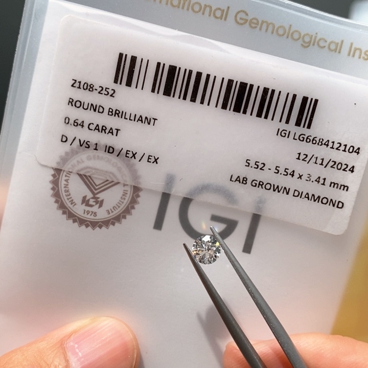 实验室培育钻石裸石未镶嵌