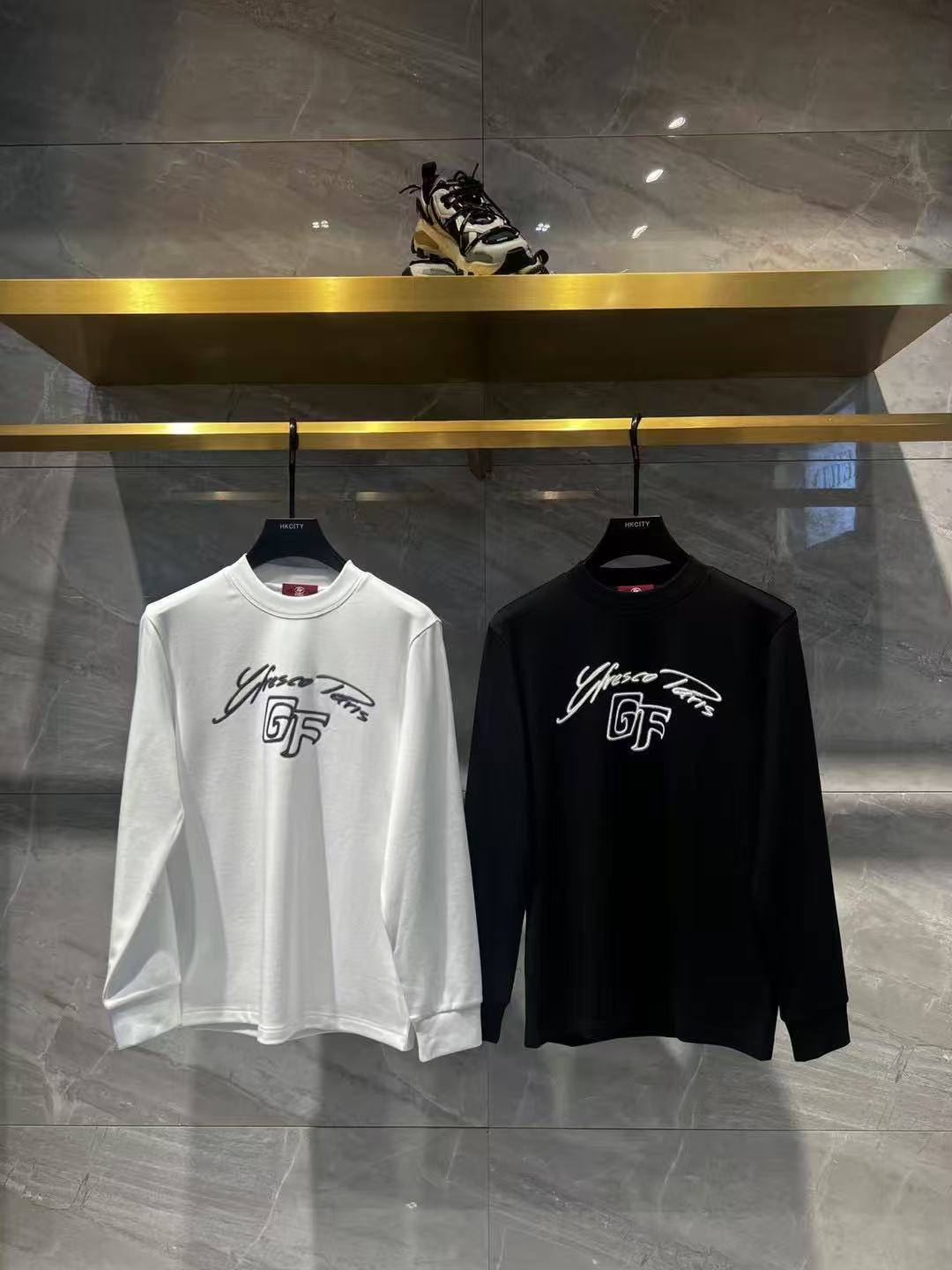 〔小胖推荐〕2025新款GF秋冬时尚百搭经典黑白双色磨毛打底衫-2020