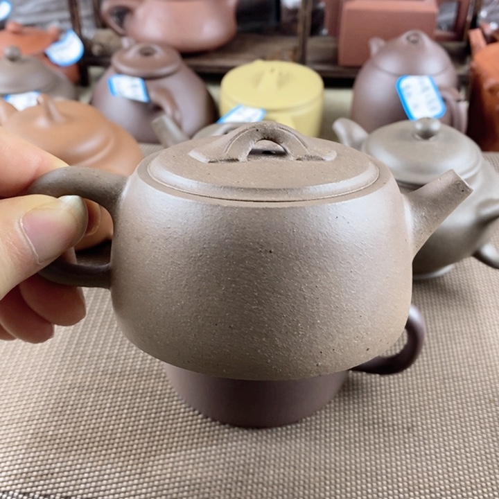 紫砂茶壶黄龙山老段泥