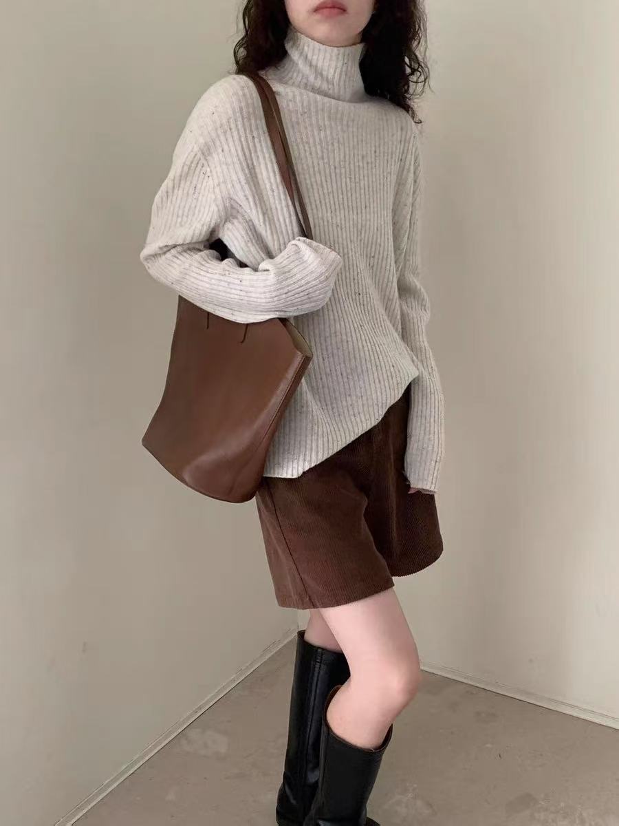 七言家  多色点沙简约百搭打底衫