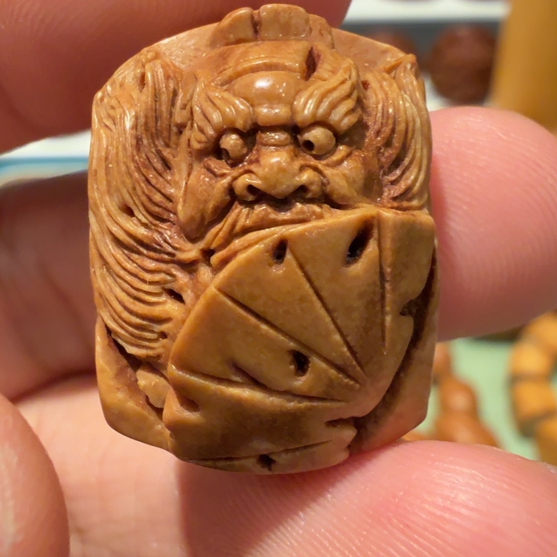 焕***阳橄榄核手串/手链核雕单籽