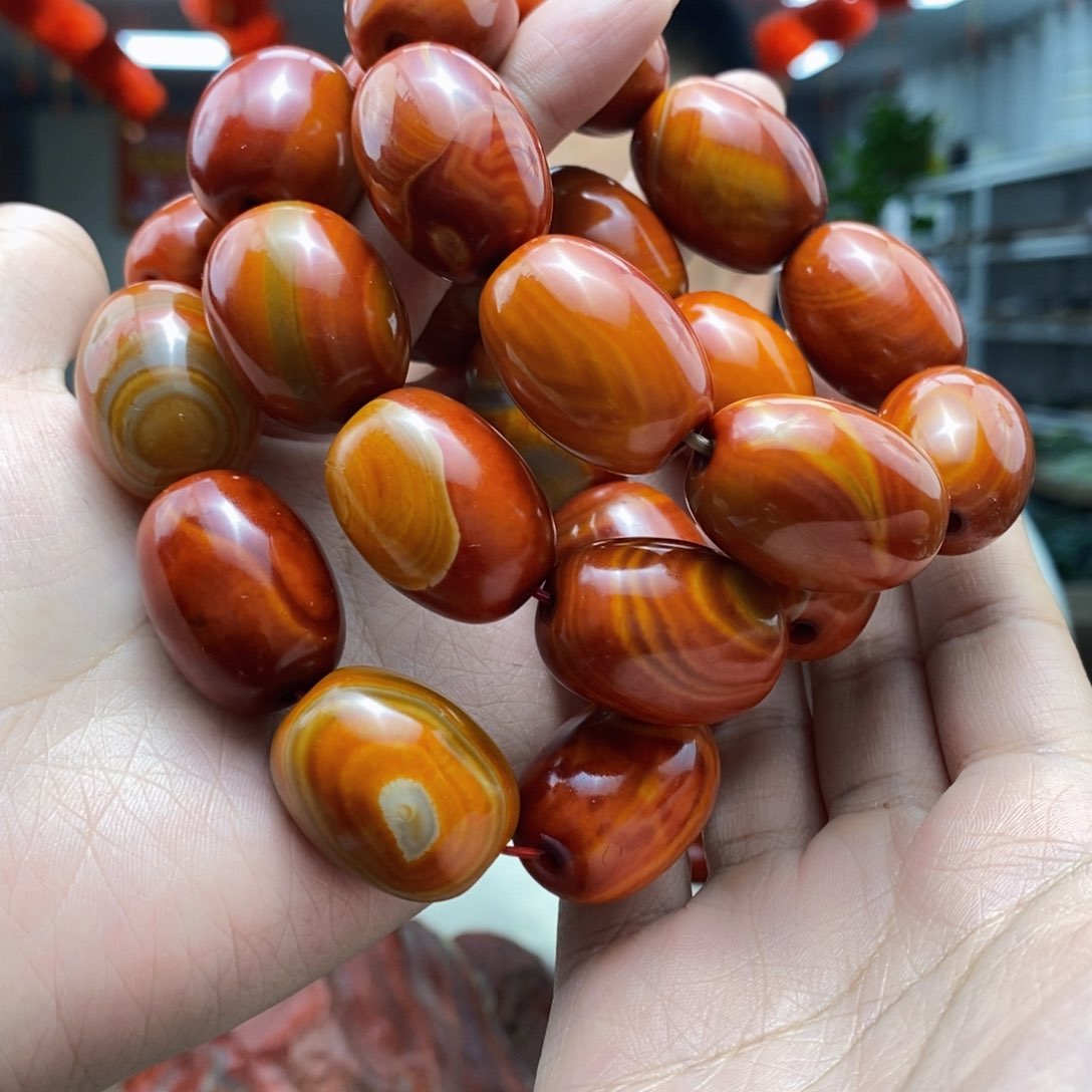 玛瑙/玉髓手串未镶嵌多样性发货 拍一发一