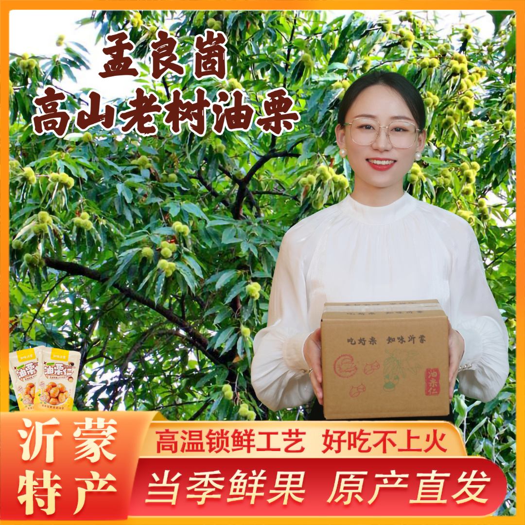 【原味大包装 】买4发8 正宗沂蒙山老树油栗仁 不加糖 氮气锁鲜-1
