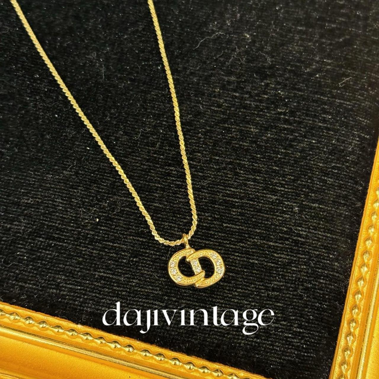 大吉中古/Dior迪奥8钻字母项链
