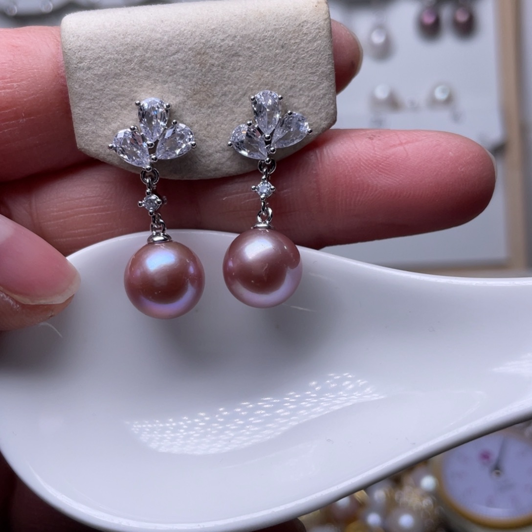 未镶嵌耳饰淡水珍珠