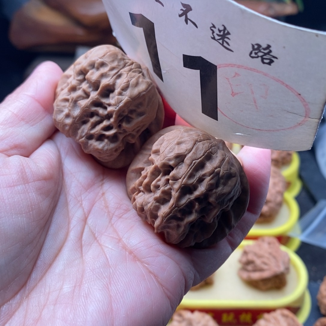 把件文玩核桃40全品达摩
