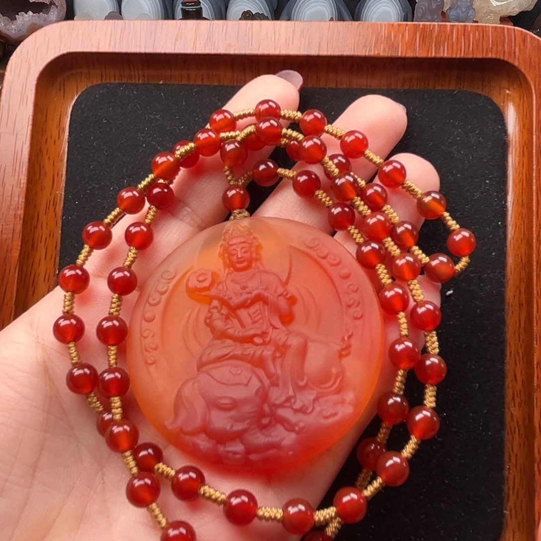 用***4玛瑙/玉髓未镶嵌颈饰