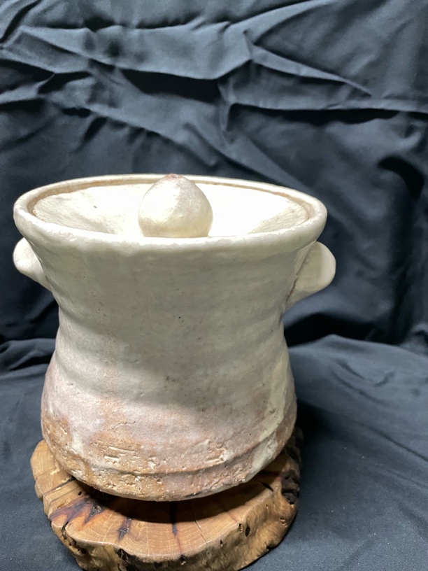 大水指，秋烧，完品，品相好，岁数大