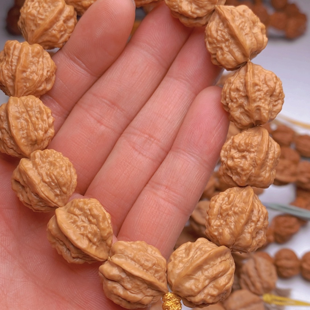 手串桃核精挑蛤蟆头尺寸18