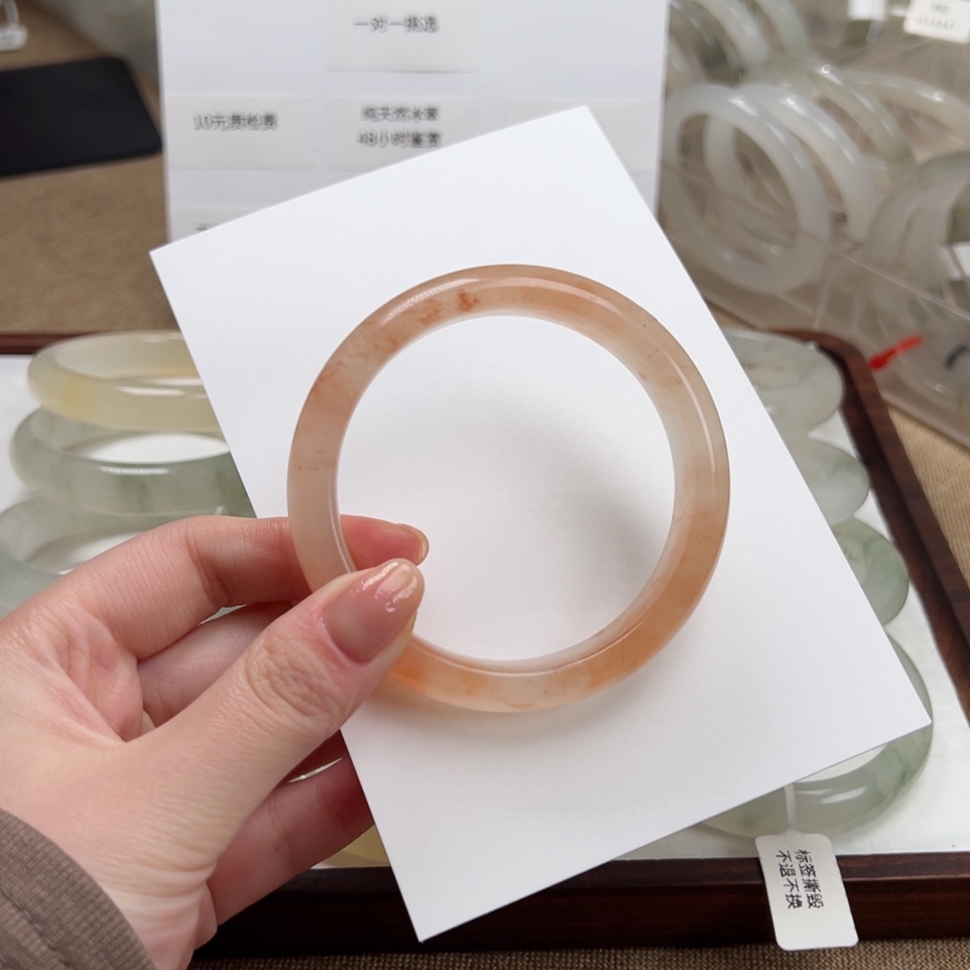 石英质玉（金丝玉）未镶嵌手镯10