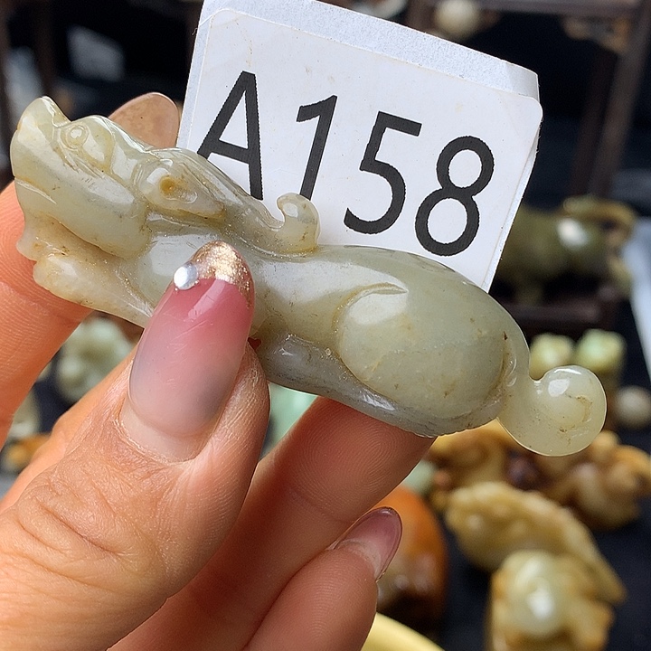 和田玉银S925镀金镶嵌颈饰