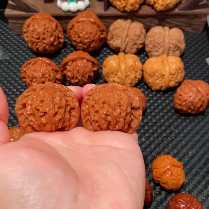 文玩核桃把件〖***〗39尺寸公子帽803