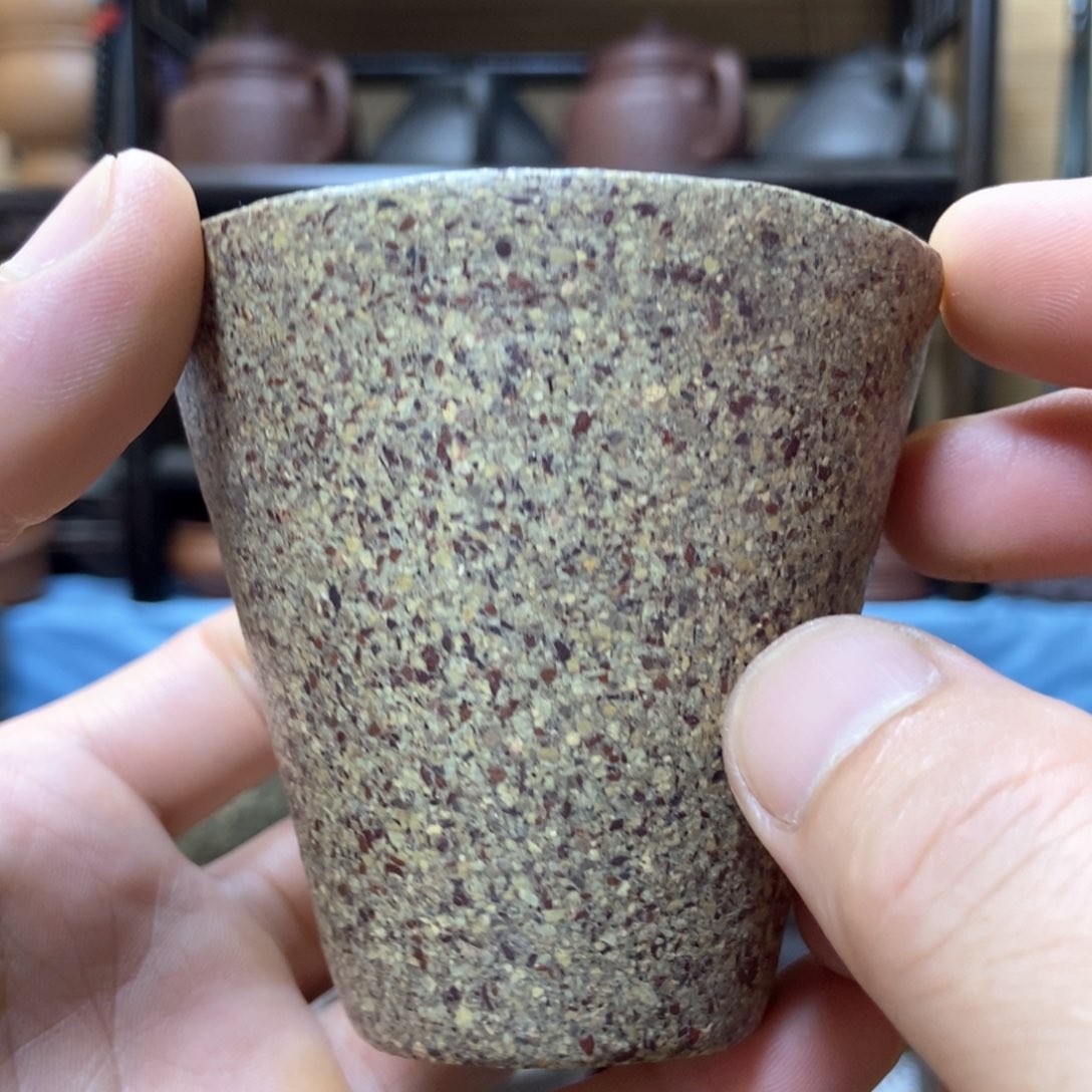 茶杯紫砂16目手工料半手工主人杯100毫升