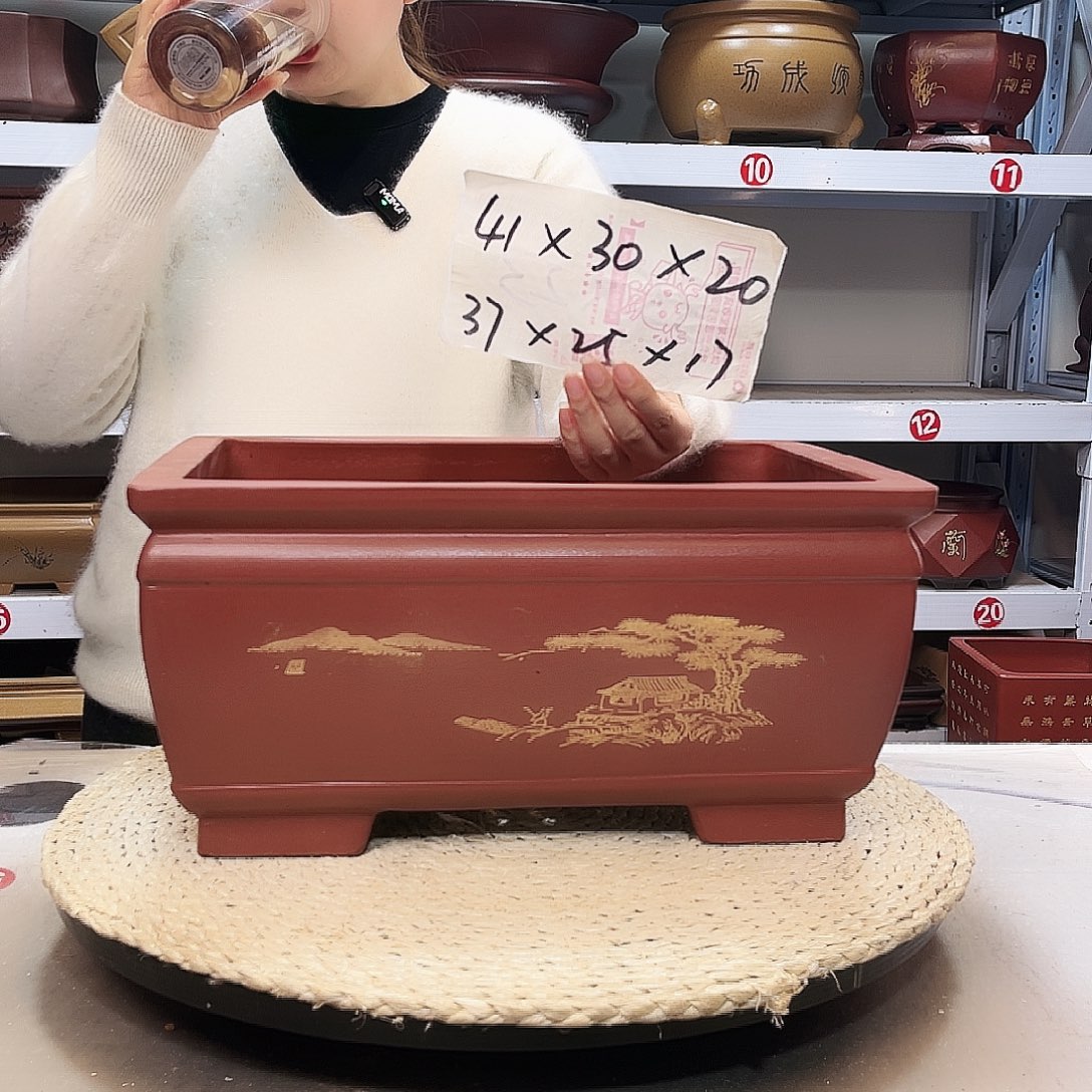 紫砂花盆紫砂花盆