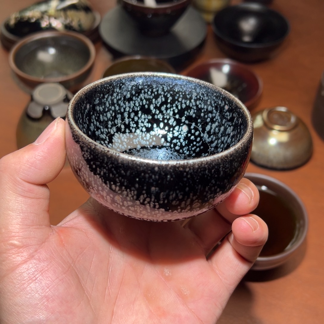 茶盏黄俊杰电烧主人杯建窑建盏茶盏