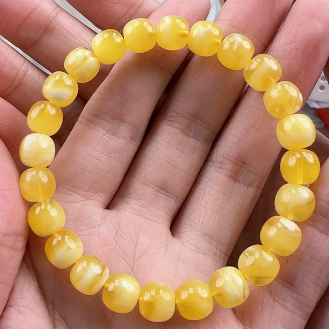 琥珀裸石未镶嵌蜜蜡