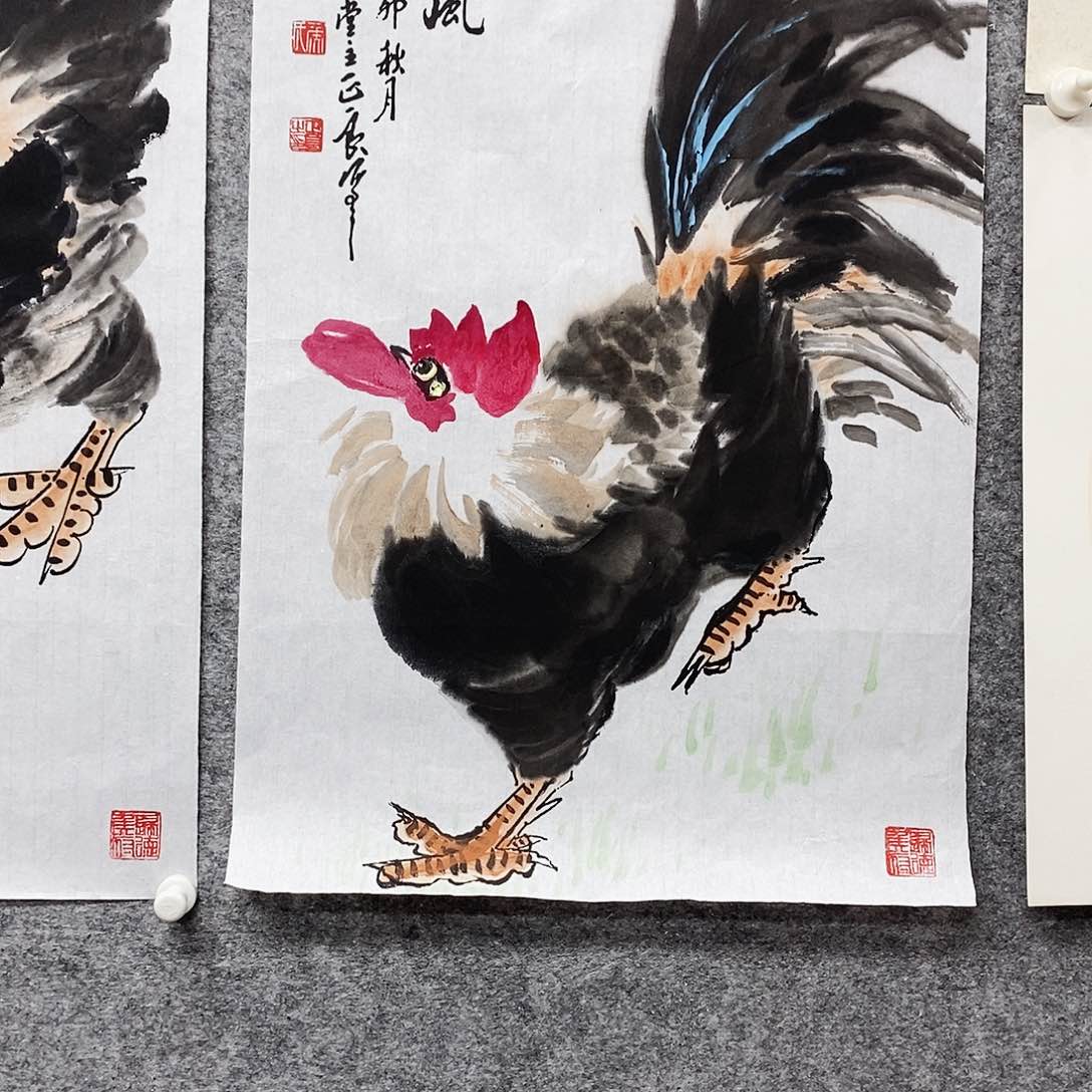 国画雄风侯正良作品