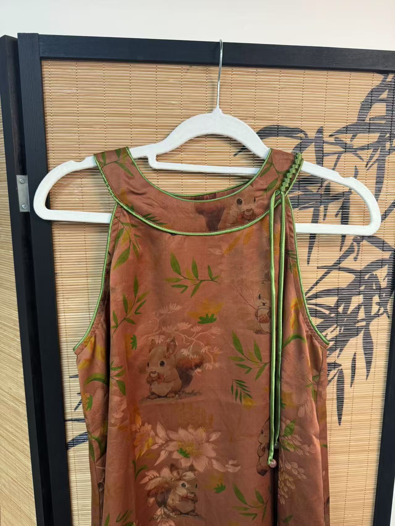 阿花家无袖挂脖款上夏季上衣