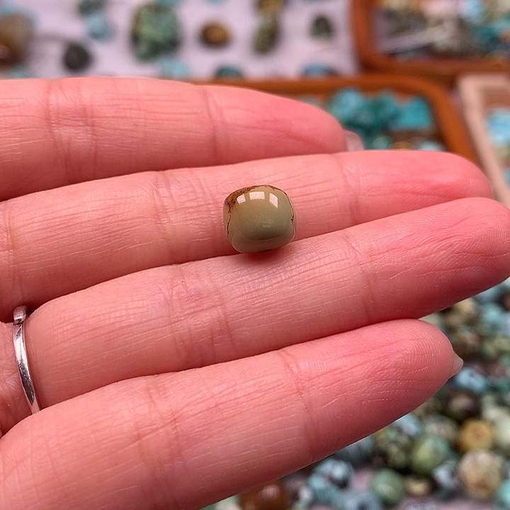 绿松石未镶嵌扣子扣子