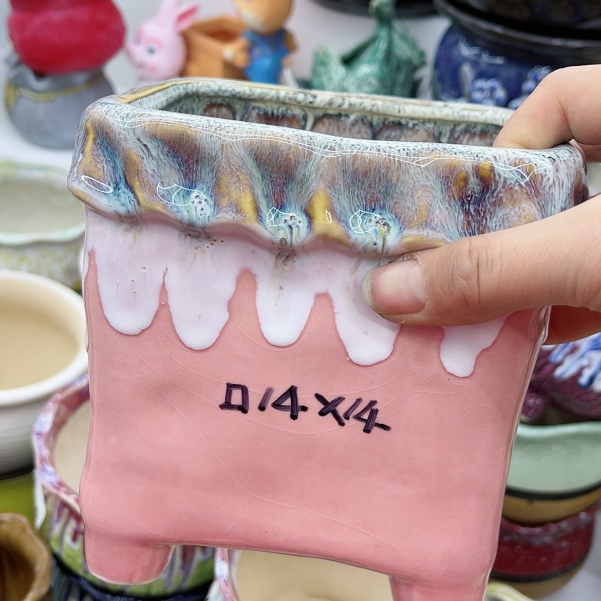 【闪购商品】陶瓷多肉绿植陶瓷花盆